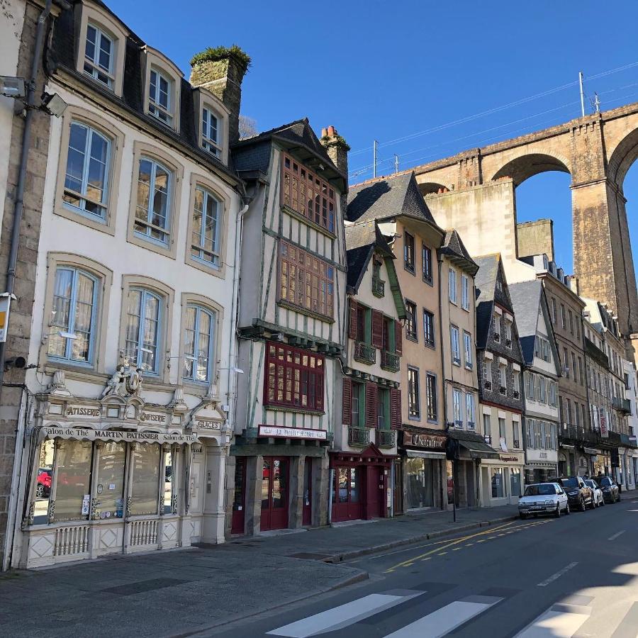 La Maison Des Vignes - Terrasse & Balcon Morlaix Esterno foto