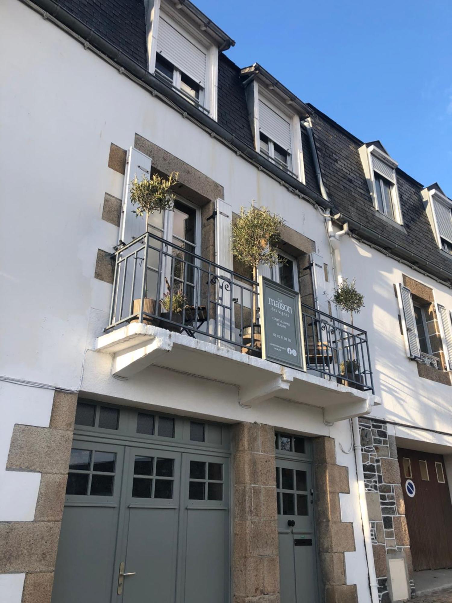 La Maison Des Vignes - Terrasse & Balcon Morlaix Esterno foto